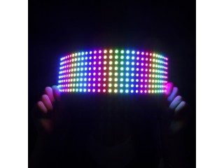 Flexible RGB LED Matrix 8x32 (WS2812B) Flexible RGB LED Matrix 8x32 (WS2812B)